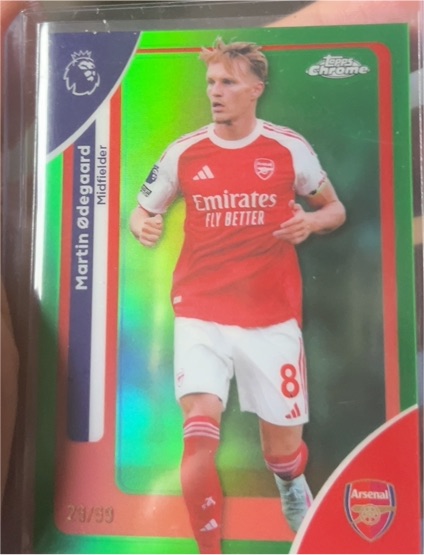 2025-26 Topps Chrome Premier League #12 Martin Odegaard — front