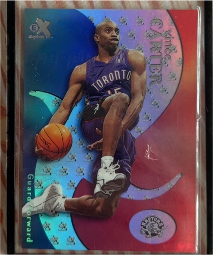 1999-00 Skybox E-X #16 Vince Carter — front