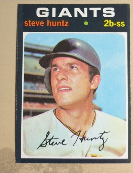 1971 Topps #486 Steve Huntz — front