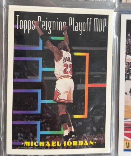 1993-94 Topps #199 Michael Jordan — front