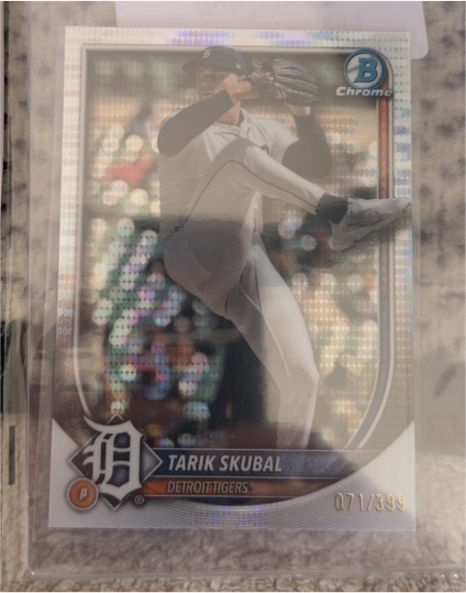 2025 Bowman Chrome #95 Tarik Skubal — front