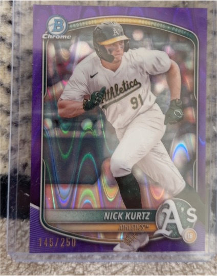 2025 Bowman Chrome Prospects #BCP-114 Nick Kurtz — front