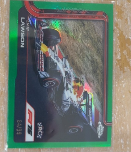 2025 Topps Chrome Formula 1 #83 Liam Lawson — front