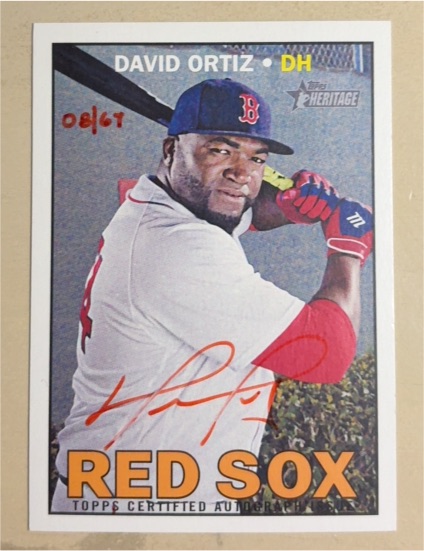 2016 Topps Heritage #438 David Ortiz — front