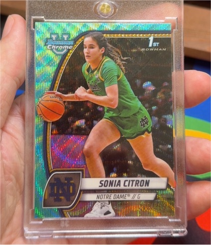 2024-25 Bowman University Chrome #64 Sonia Citron — front