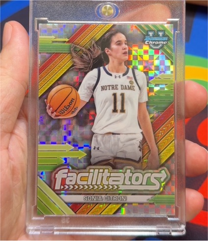 2024-25 Bowman University Chrome Facilitators #F-16 Sonia Citron — front