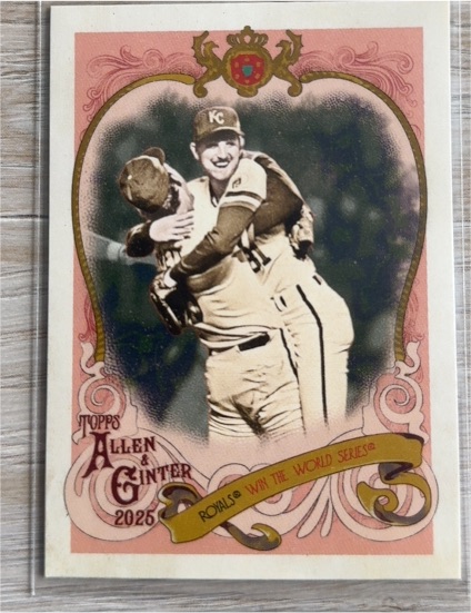 2025 Topps Allen & Ginter #SV-37 Bret Saberhagen — front