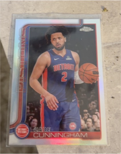 2025-26 Topps Chrome #88 Cade Cunningham — front