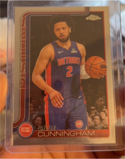 2025-26 Topps Chrome #88 Cade Cunningham — front