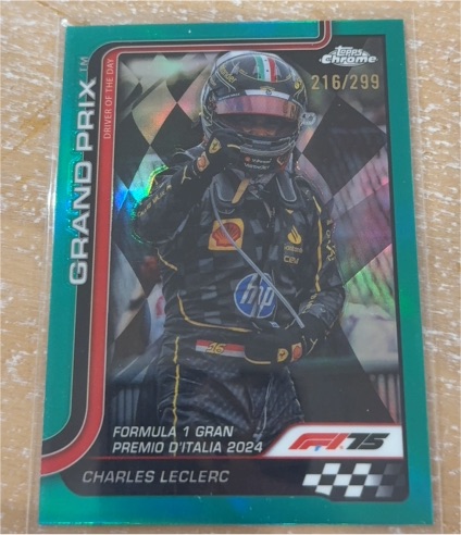 2025 Topps Chrome Formula 1 #216 Charles Leclerc — front
