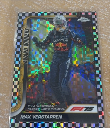 2024 Topps Chrome F1 Award Winners #AW-1 Max Verstappen — front