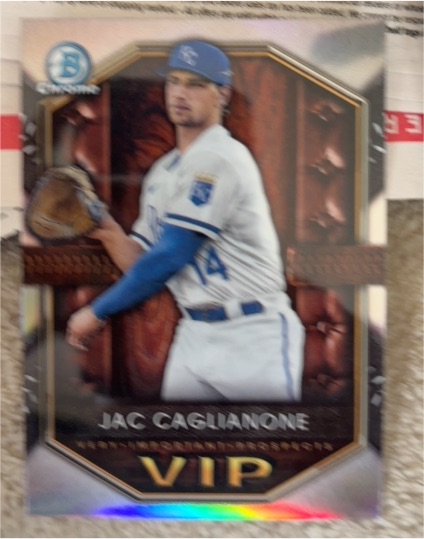 2025 Bowman Chrome VIP #VIP-11 Jac Caglianone — front