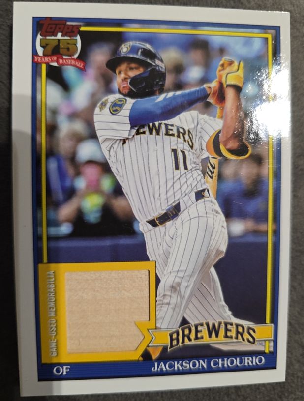 2026 Topps Series 1 #91R-JCH Jackson Chourio — front