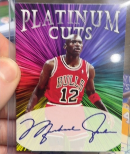 1990 Platinum Cuts #12 Michael Jordan — front