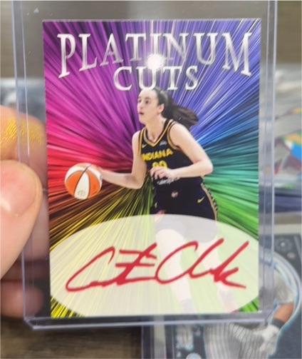 2024 Panini Platinum Cuts #1 Caitlin Clark — front