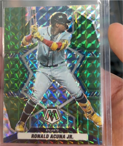 2022 Panini Mosaic #158 Ronald Acuna Jr. — front