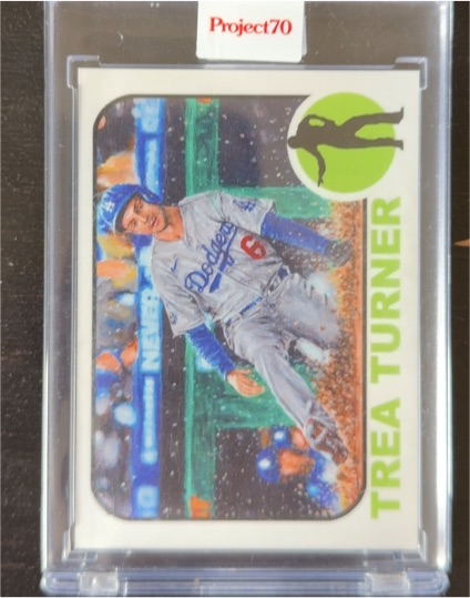 2021 Topps Project 70 #631 Trea Turner by Jonas Never — front
