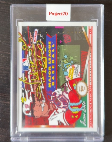 2021 Topps Project70 #750 Juan Soto by Ermsy — front