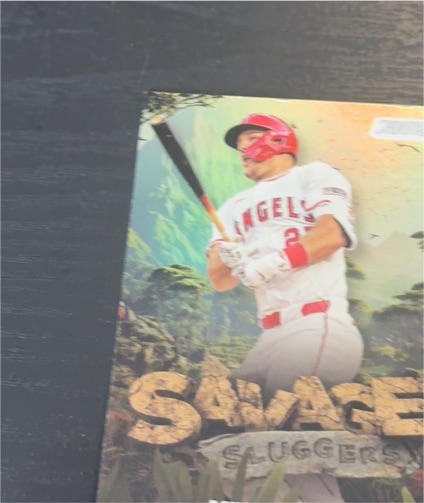 2025 Topps Stadium Club Savage Sluggers #SS-13 Mike Trout — front
