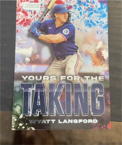 2025 Topps Stadium Club #YK-23 Wyatt Langford — front