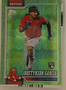 2026 Topps Series 1 #316 Jhostynxon Garcia — front