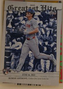 2025 Topps Greatest Hits #GH-26 Roman Anthony — front