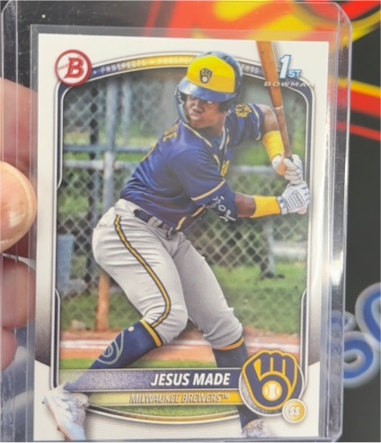 2025 Bowman #BP-66 Jesus Made — front