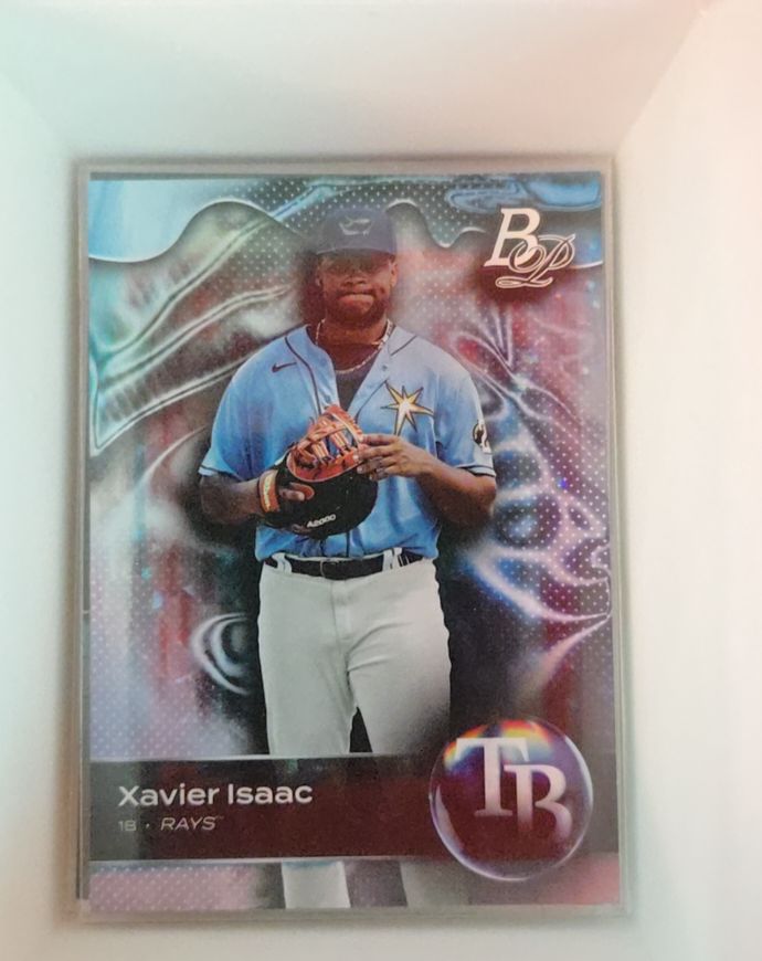 2023 Bowman Platinum Top Prospects #TOP-79 Xavier Isaac — front