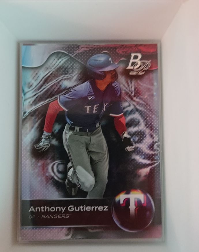 2023 Bowman Platinum #TOP-12 Anthony Gutierrez — front