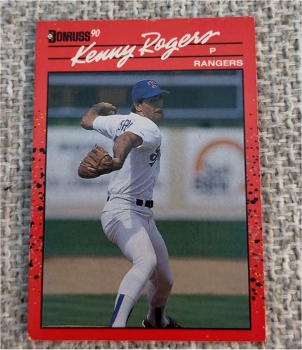 1990 Donruss #283 Kenny Rogers — front