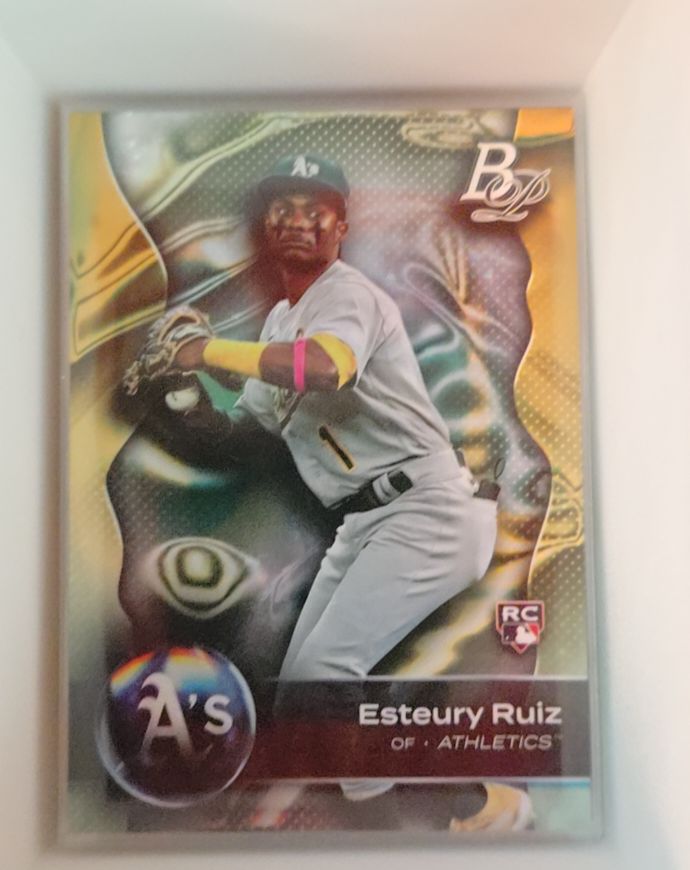 2023 Bowman Platinum #91 Esteury Ruiz — front