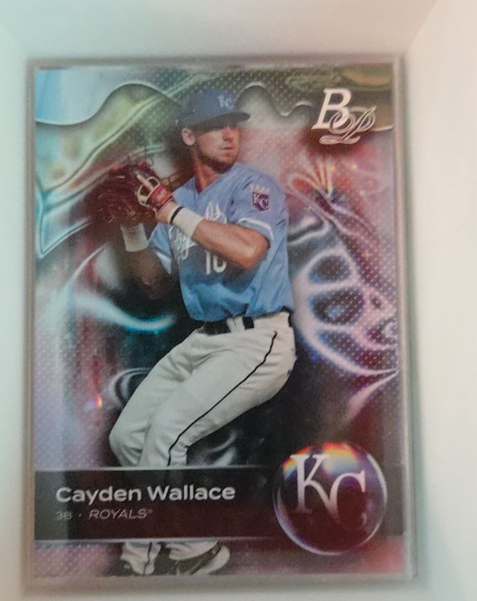 2023 Bowman Platinum #TOP-84 Cayden Wallace — front