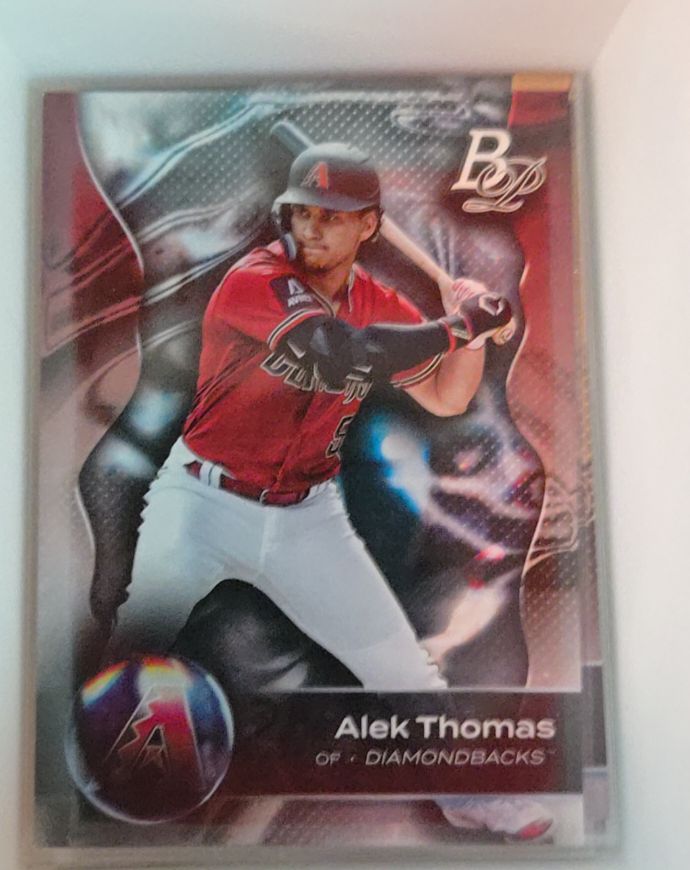 2023 Bowman Platinum #17 Alek Thomas — front