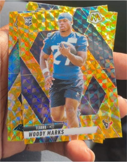 2025 Panini Mosaic #395 Woody Marks — front