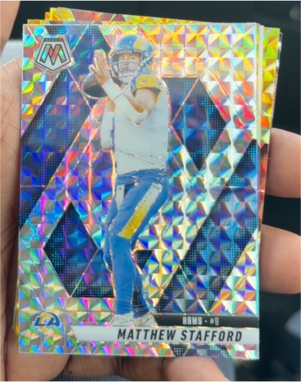 2025 Panini Mosaic #96 Matthew Stafford — front