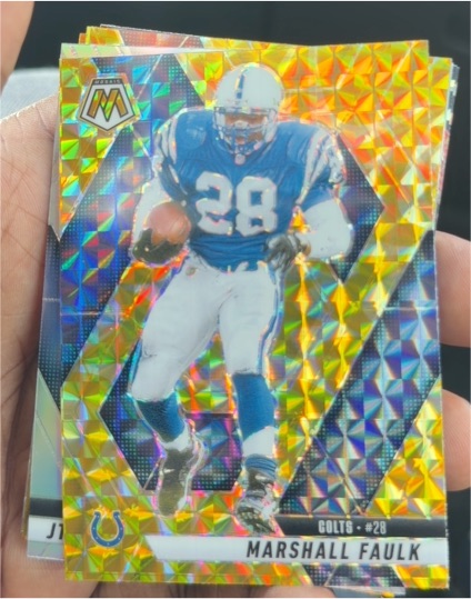 2025 Panini Mosaic #26 Marshall Faulk — front