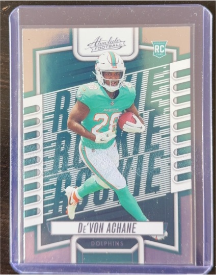2023 Panini Absolute #130 De'Von Achane — front