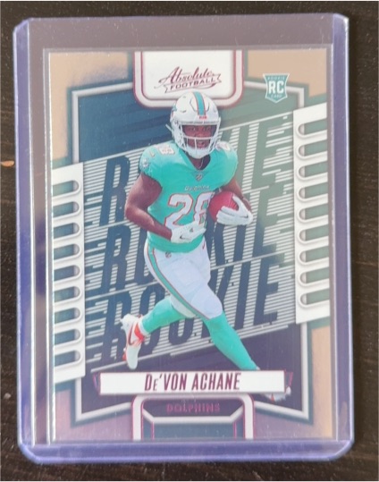 2023 Panini Absolute #130 De'Von Achane — front