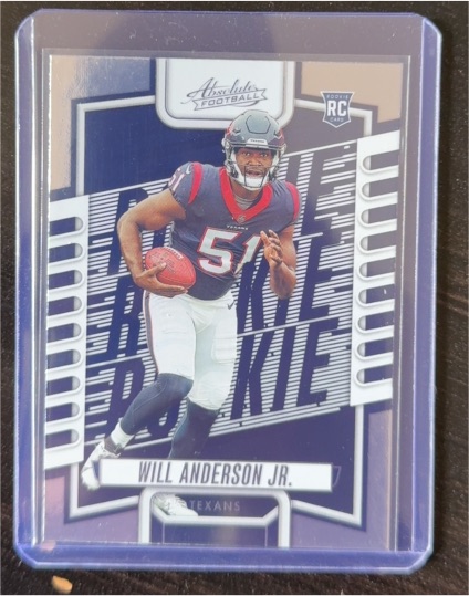 2023 Panini Absolute #103 Will Anderson Jr. Rookie Card — front