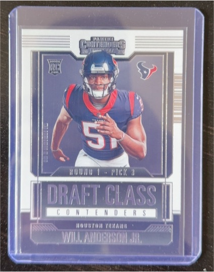 2023 Panini Contenders Draft Class #24 Will Anderson Jr. — front