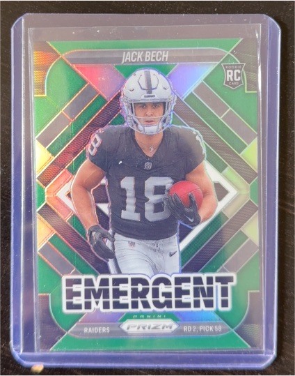 2025 Panini Prizm #11 Jack Bech Emergent — front