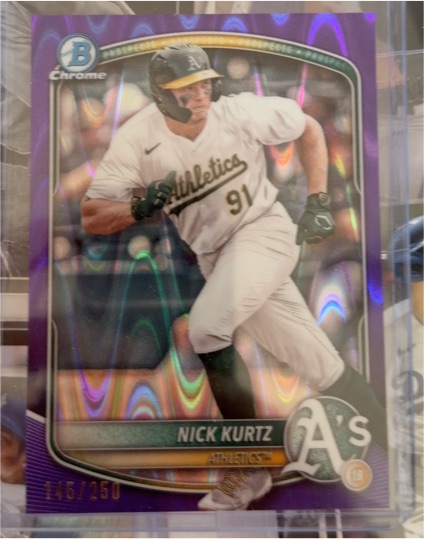 2025 Bowman Chrome Prospects #BCP-114 Nick Kurtz — front