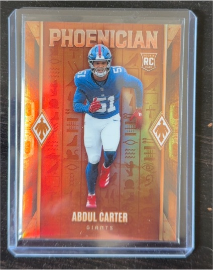 2025 Panini Phoenix #4 Abdul Carter Phoenician — front