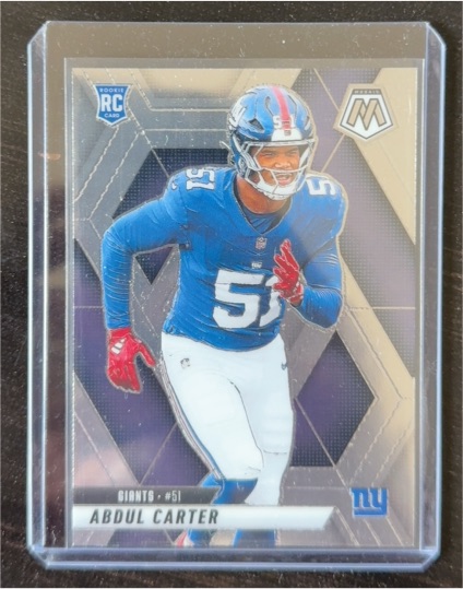 2025 Panini Mosaic #317 Abdul Carter — front