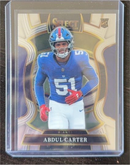 2025 Panini Select #95 Abdul Carter — front