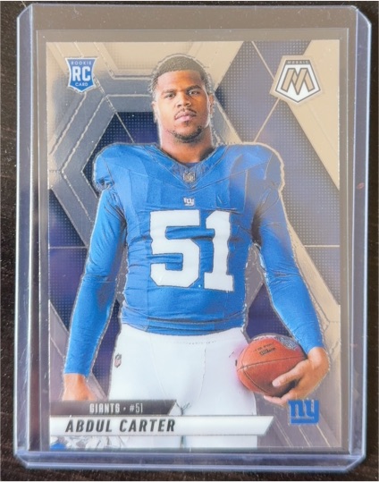 2025 Panini Mosaic #282 Abdul Carter Rookie Variation — front