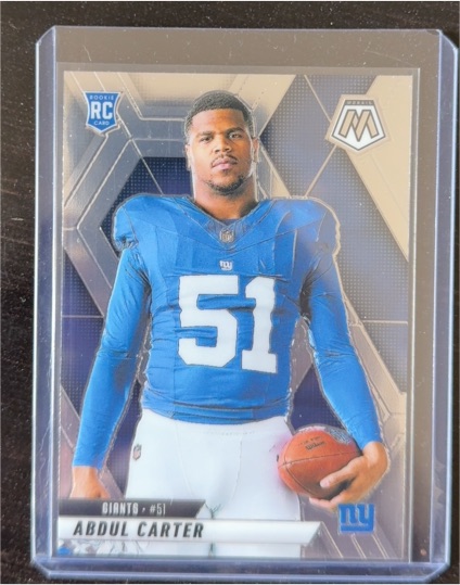 2025 Panini Mosaic #282 Abdul Carter Rookie Variation — front