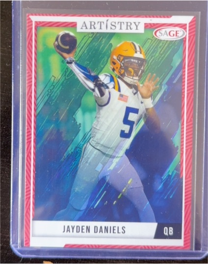 2024 Sage Artistry #59 Jayden Daniels — front
