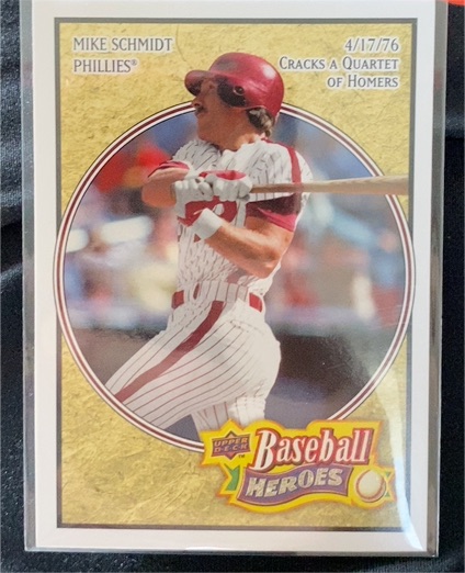 2008 Upper Deck Baseball Heroes #138 Mike Schmidt — front