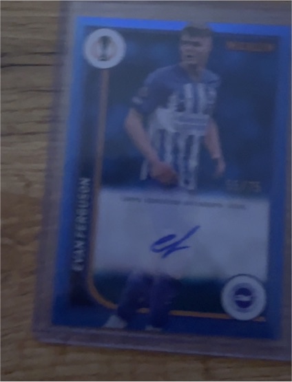 2023-24 Topps Merlin UEFA Club Competitions #AU-EF Evan Ferguson — front